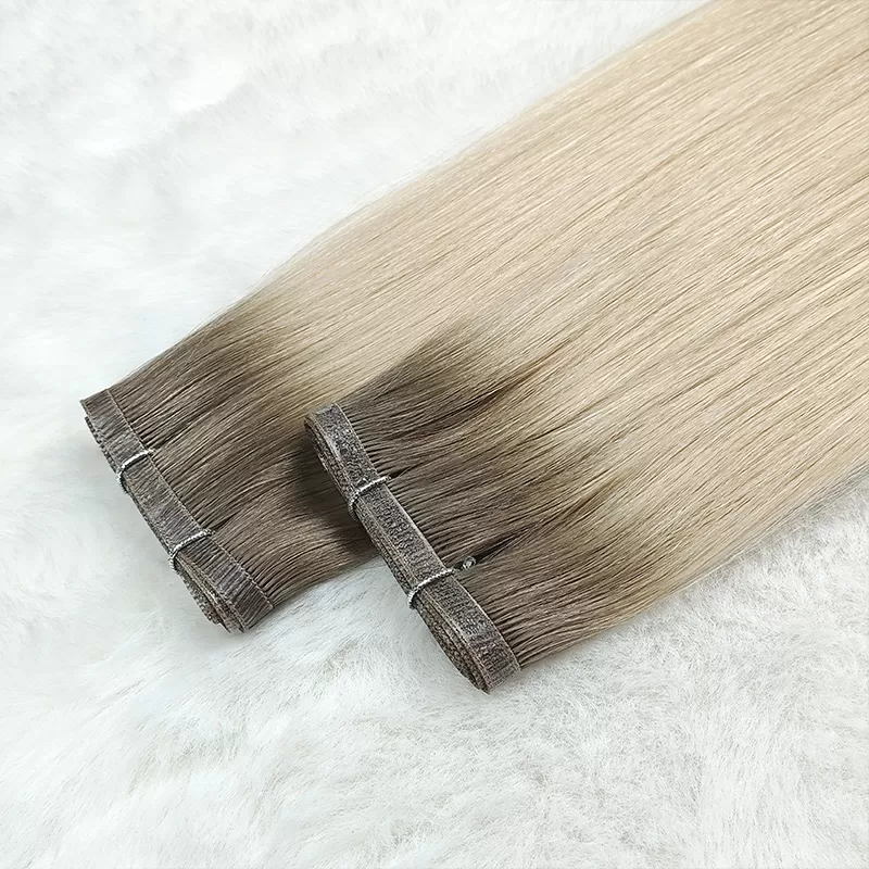 flat hair weft