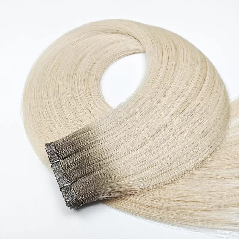 flat hair weft