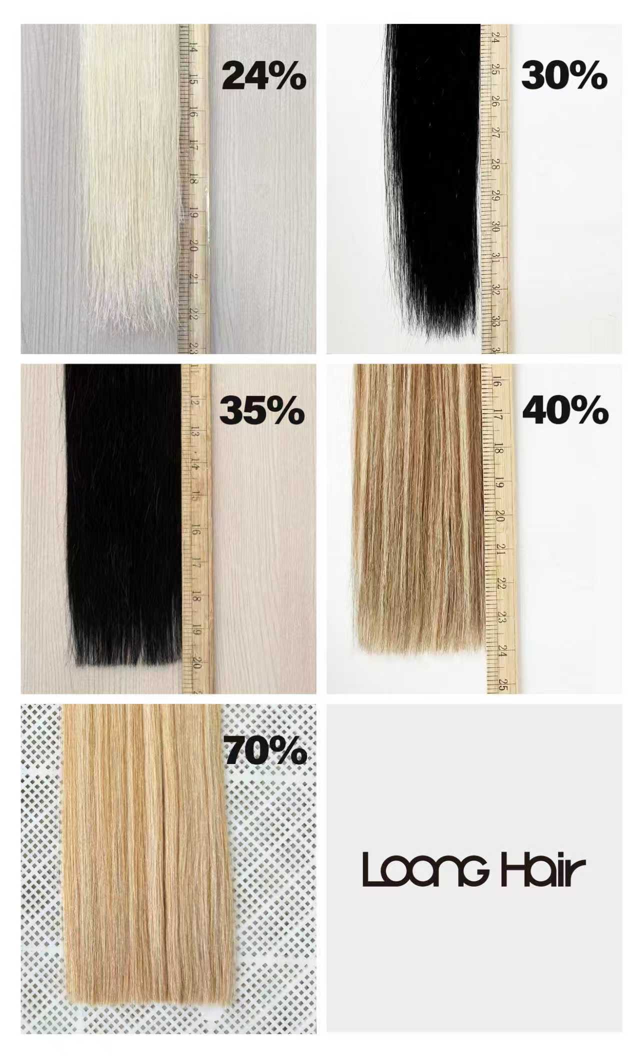 Double Weft Human Cuticle Hair Invisible Tape Hair Extensions Human Hair